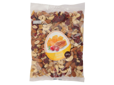 Vaisių ir riešutų mišinys FANCY RIMI, 500 g
