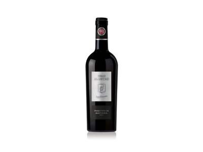 Raudonasis sausas vynas GRAN MAESTRO PRIMITIVO MANDURIA, 750 ml