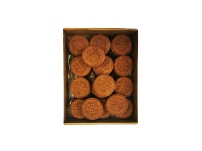 Sausainiai VIKTORIJA DVYNUKAI su vanilės skonio kremu, 450 g