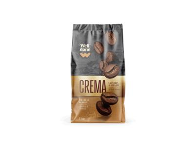 Kavos pupelės WELL DONE CREMA, 1 kg