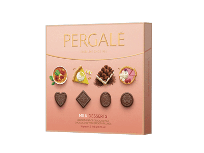 Saldainių rinkinys PERGALĖ DESSERTS, 113 g