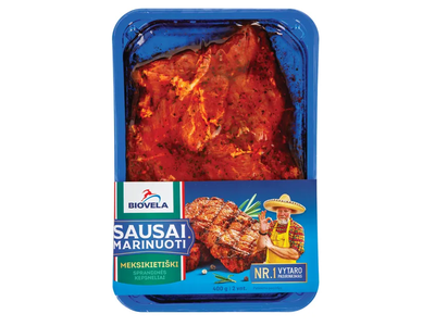 Sausai marinuoti ISPANIŠKI kiaulienos sprandinės kepsneliai, 400 g