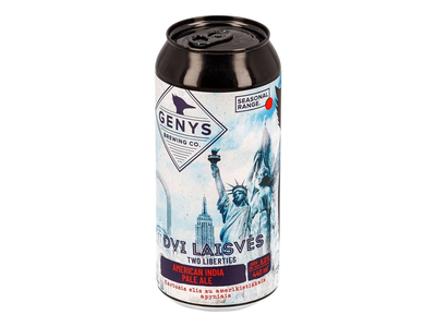 Alus GENYS DVI LAISVĖS AMERICAN IPA 6%, 0,44 l