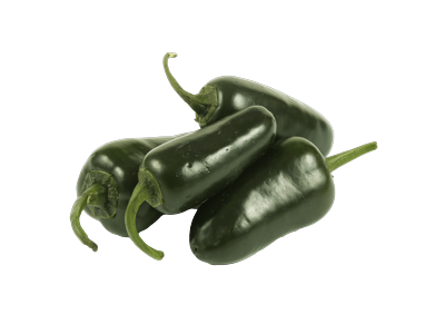 Čili pipirai JALAPENO, žali, 1 kg