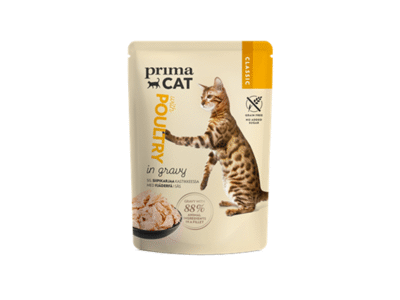 Kačių ėdalas PRIMACAT paukštienos padaže, 85 g, 85 g