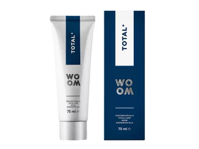WOOM balinanti dantų pasta TOTAL+, 75 ml