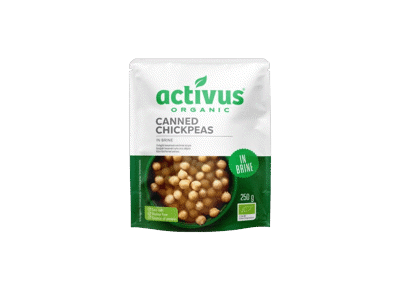 Konservuoti avinžirniai ACTIVUS EKO, 250 g