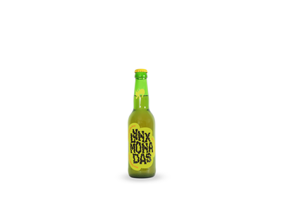 Gazuotas gaivusis gėrimas, LYNXMONADAS Yerba-Mate, su kanapių žiedais, 330ml