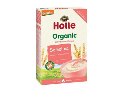 Ekologiška manų kruopų košė HOLLE, nuo 6 mėn., 250 g