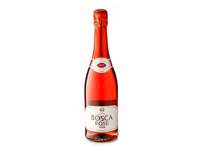 BOSCA ROSE rausvas 7,5%, pusiau saldus, gazuotas putojantis fermentuotų gėrimų mišinys 750 ml