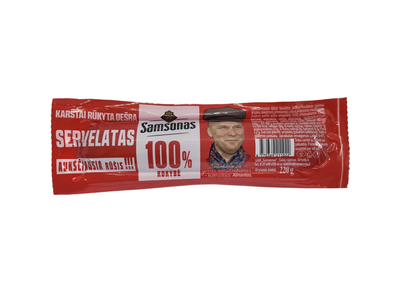 Karštai rūkyta dešra SAMSONO SERVELATAS, 220g