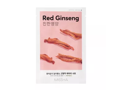 MISSHA veido kaukė su ženšeniu AIRY FIT REG GINSNEG SHEET MASK, 1 vnt.