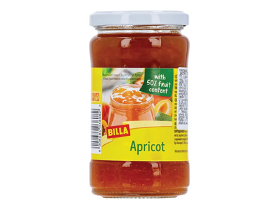 Abrikosų skonio džemas BILLA, 340 g