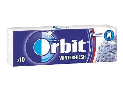 Kramtomoji guma ORBIT WINTERFRESH, 14 g