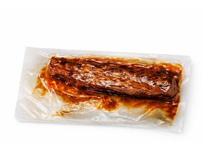 Lėtai virti kiaulienos šonkauliai BBQ padaže, BIOVELA,~0.5 kg