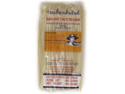 Ryžių makaronai FARMER, 3 mm, 400 g