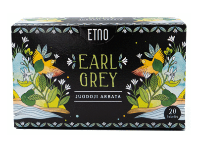 Juod. arbata su bergam. ETNO EARL GREY, 40 g
