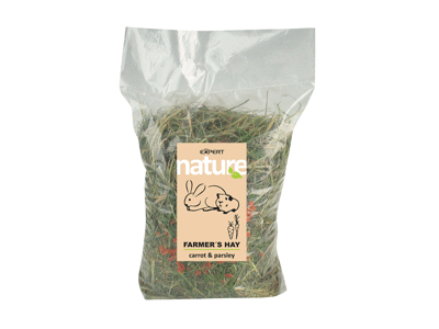 Graužikų šienas su morkomis ir petražolėmis PET EXPERT, 450 g