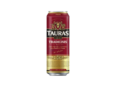 TAURO Tradicinis alus, 6 %, 0,568 l
