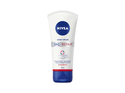 NIVEA® RANKŲ KREMAS 3 IN 1 REPAIR su dekspantenoliu, 75 ml
