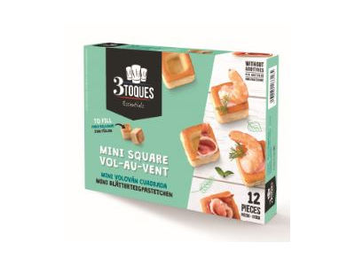 Krepšeliai šulinėliai 3TOQUES Mini Carres, įdarams, kvadratiniai, 30x30mm, 12 vnt. 010.63.017