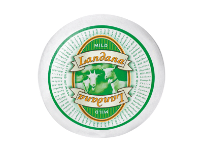 Ožkų pieno sūris LANDANA CHEESE MILD, 50 % rieb. s. m., 1 kg
