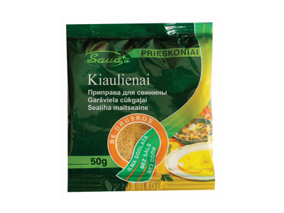 Kiaulienos prieskoniai SAUDA, be druskos, 50 g