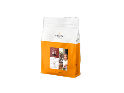 Juodas šokoladas VELICHE, 54%, 10 kg