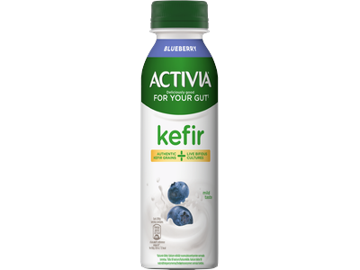 Kefyro gėrimas su mėlynėmis ACTIVIA, 3,1 % rieb., 280 g