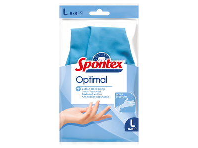 Pirštinės SPONTEX OPTIMAL, L, 1 pora, SS26
