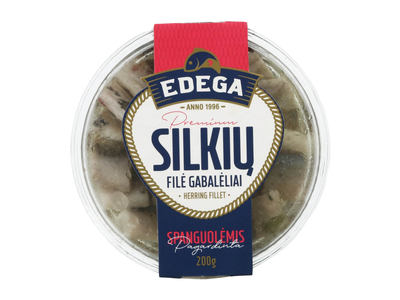 Atl. silkių filė su spanguolėmis EDEGA, 200 g