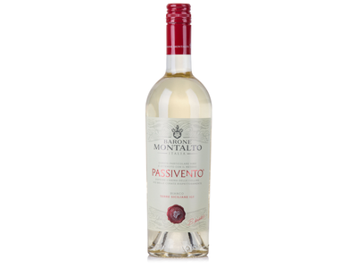 Vynas BARONE MONTALTO PASSIVENTO BIANCO 12.5%, baltas, sausas, 0,75 l