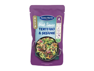 WOK padažas TERIYAKI & SESAME SANTA MARIA, 150 g