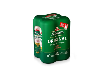 Alus KALNAPILIS ORIGINAL, 5 %, skard., 4x568 ml