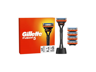 Skustuvas GILLETTE FUSION + sk. galvutės 5vnt.
