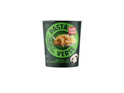 Greitai paruošiami makaronai SUN YAN PASTA VERSE, grybų sk., 55 g