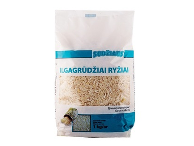 SODŽIAUS ilgagrūdžiai ryžiai, 1 kg