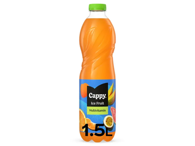 Negazuotas įvairių vaisių skonio gaivusis gėrimas CAPPY ICE FRUIT, 1,5 l
