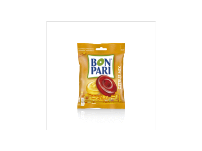 Saldainiai BON PARI CITRUS MIX, vaisių skonio, 90 g