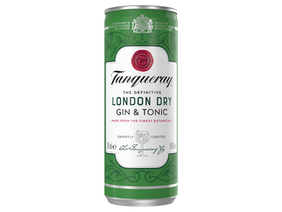 Alk. kokteilis TANQUERAY LONDON, 6,4 %, 250ml