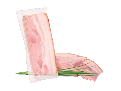 Karštai rūkyta šoninė, I r., 1 kg