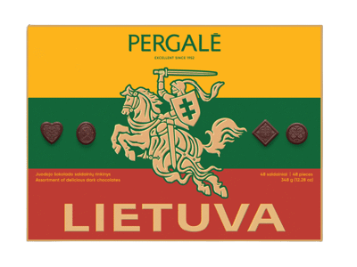 Saldainių rinkinys PERGALĖ LIETUVA, 348 g