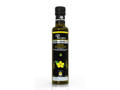 Alyvuogių aliejus KARPEA, Gourmet, extra virgin, garstyčių skonio, 250 ml