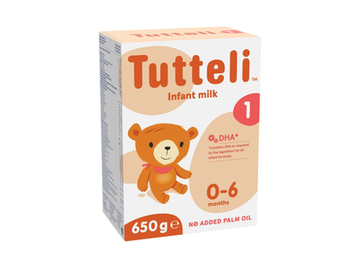 Pieno mišinys TUTTELI 1, nuo gimimo, 650 g