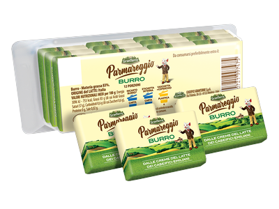 Sviestas PARMAREGGIO, 10,4g. x 12 vnt,  125 g