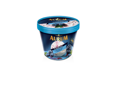 Plombyras AURUM su šilauogių įdaru, 445 g