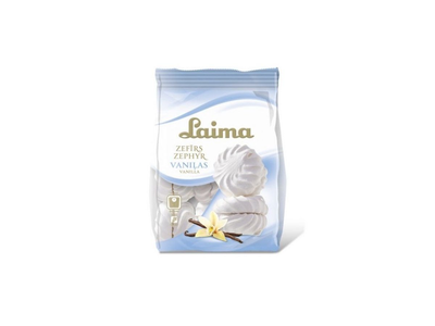 Vaniliniai zefyrai LAIMA, 200 g