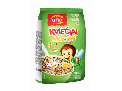 Kviečiai su medumi OHO, 500 g
