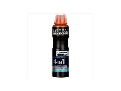 Vyriškas purškiamasis dezodorantas L'OREAL MEN EXPERT CARBON, 150 ml