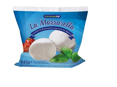 Sūris Mozzarella TREVISANALAT, 40% RSM, 125 g